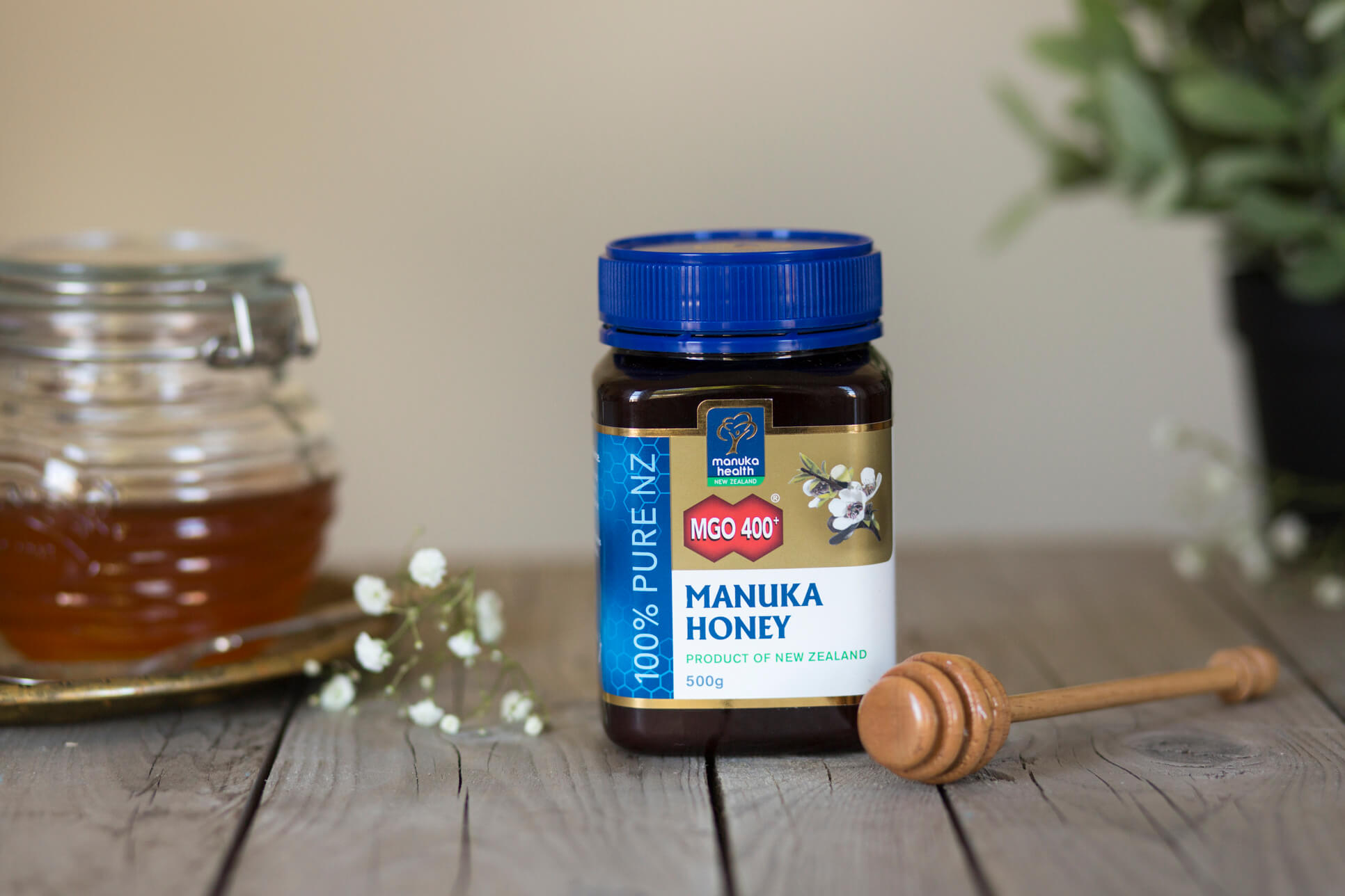 borcan cu miere de Manuka de la Manuka Health