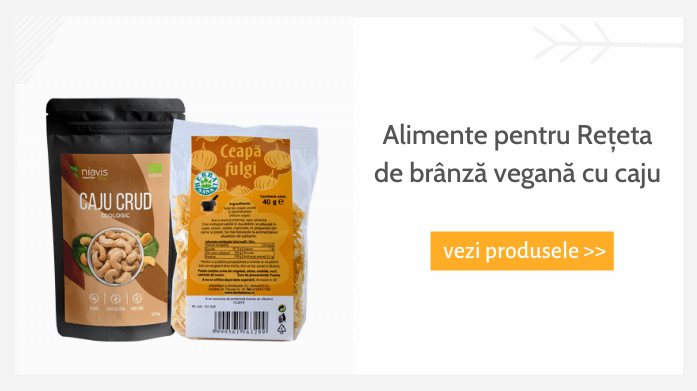 Alimente pentru Reteta de branza vegana cu caju 