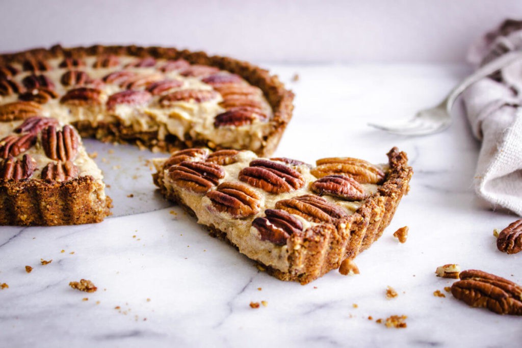 placinta vegana cu nuci pecan
