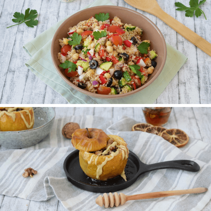 Mar copt si Salata cu quinoa