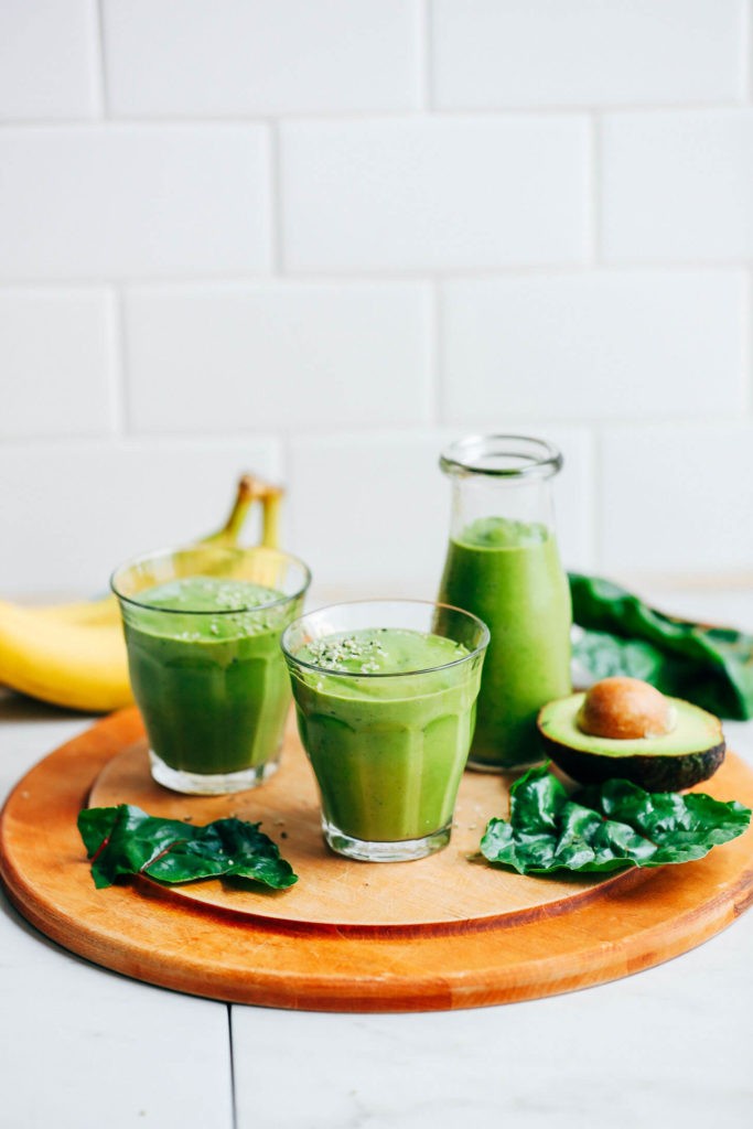 Smoothie cu banane și avocado