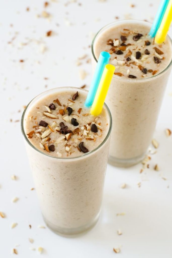 Smoothie cu lapte de cocos și banane