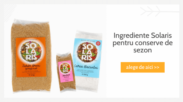 Ingrediente Solaris pentru conserve de sezon