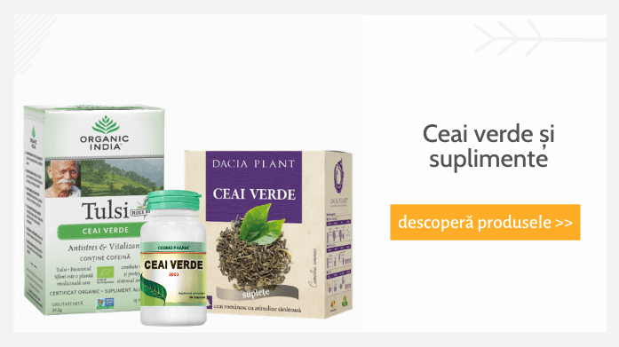 produse și suplimente pe bază de ceai verde vegis.ro