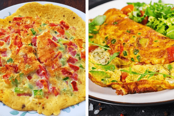 Omletă cu fulgi de ovăz