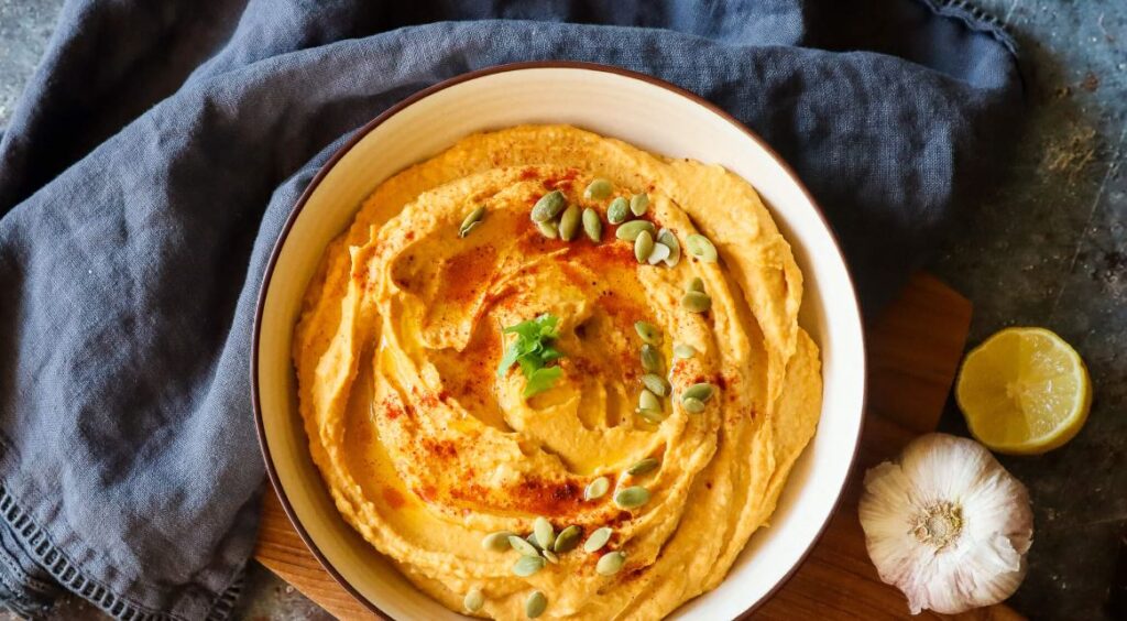 hummus din cartofi dulci