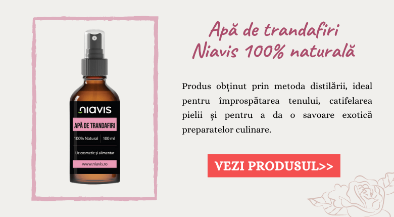 Apă de trandafiri Niavis 100% naturală - vegis.ro