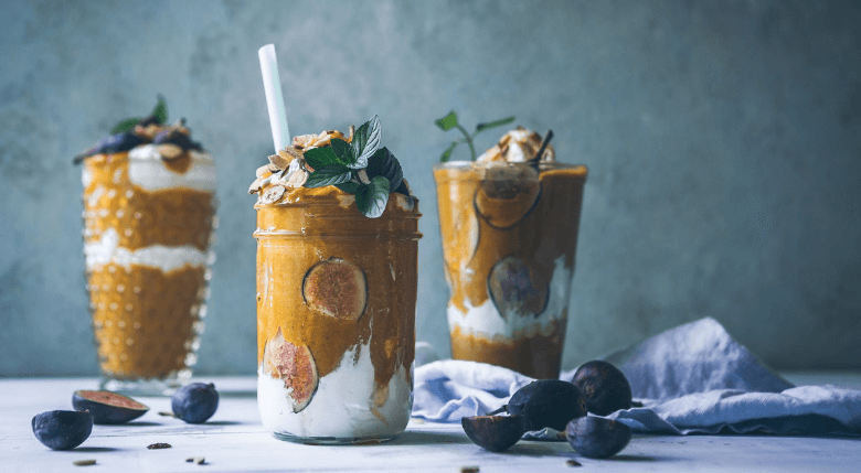 milkshake cu smochine și carob