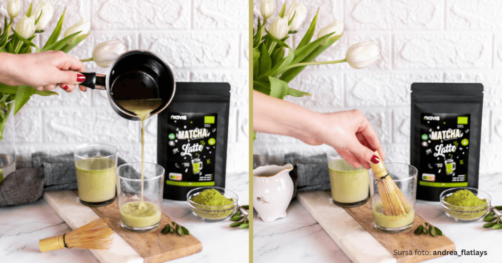 Cum servești Matcha Latte