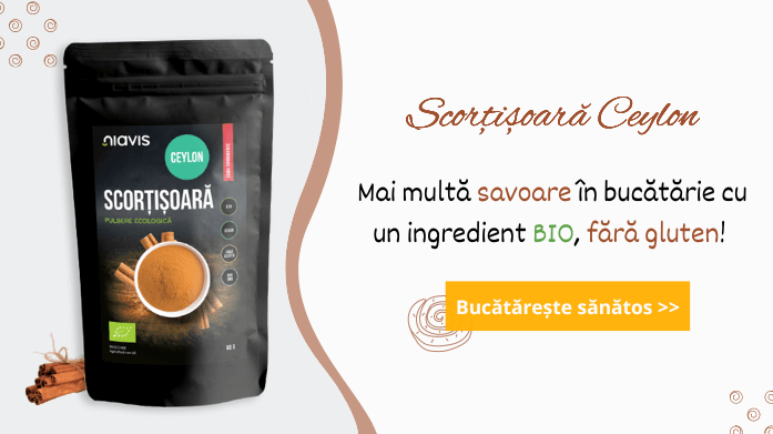 Scorțișoara bio Ceylon fără gluten