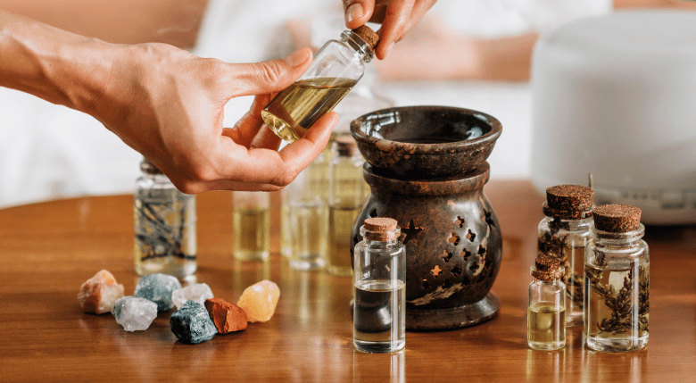 suport ceramic pentru aromaterapie