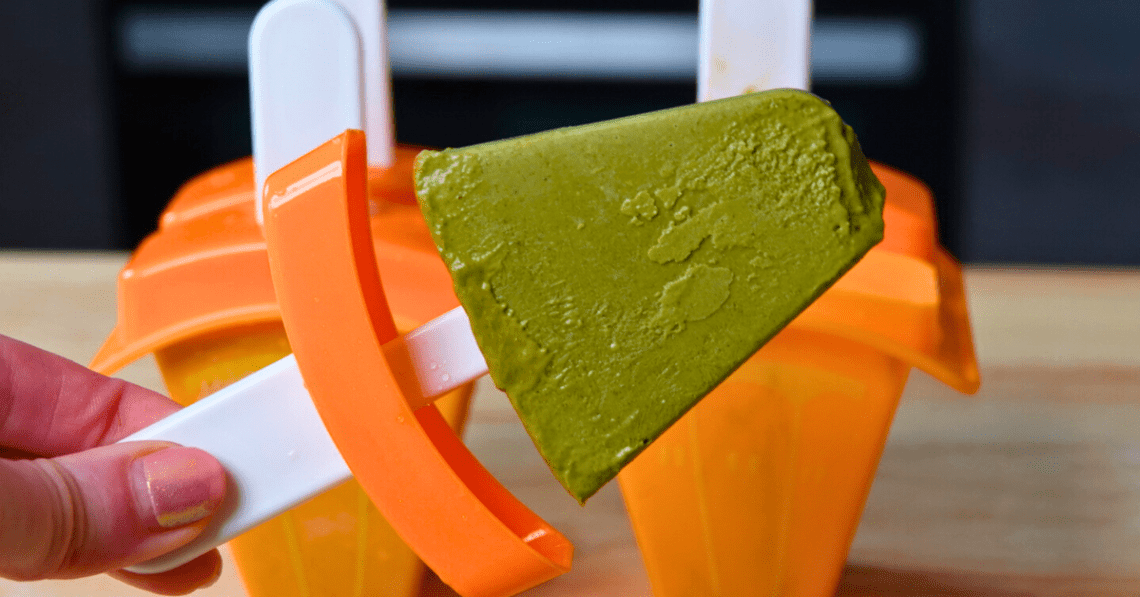 înghețată vegană cu matcha
