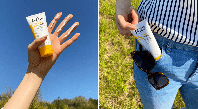 crema cu SPF 50+ Soskin