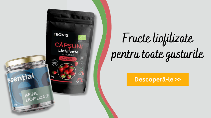 Sortimente de fructe liofilizate
